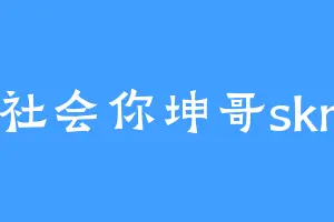 社会你坤哥skr