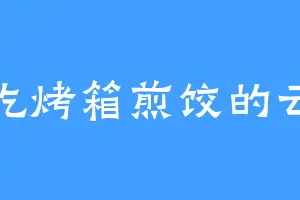 爱吃烤箱煎饺的云云