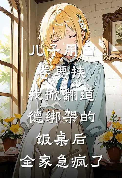 儿子用白卷要挟，我掀翻道德绑架的饭桌后，全家急疯了