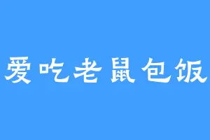 爱吃老鼠包饭