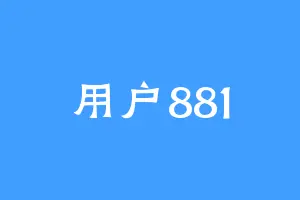 用户881
