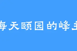 海天颐园的峰主
