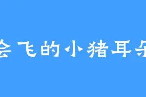 会飞的小猪耳朵