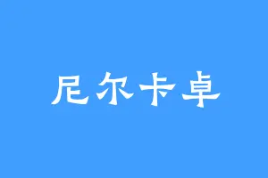 尼尔卡卓